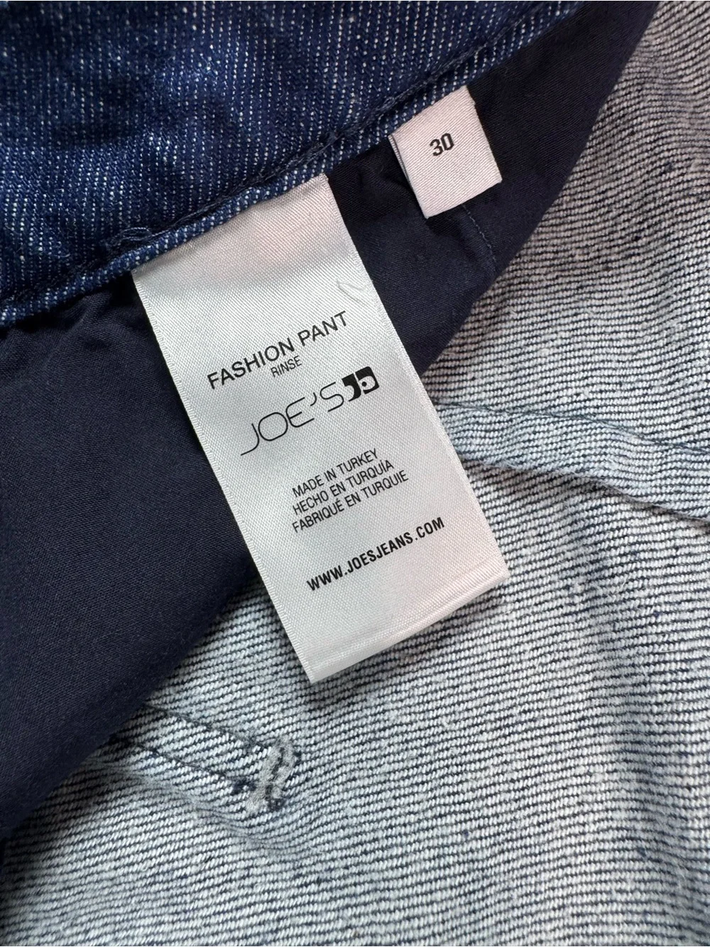 Joe’s Jeans Wide Leg Denim Trouser Pants Women’s 30 Dark Wash Cropped‎